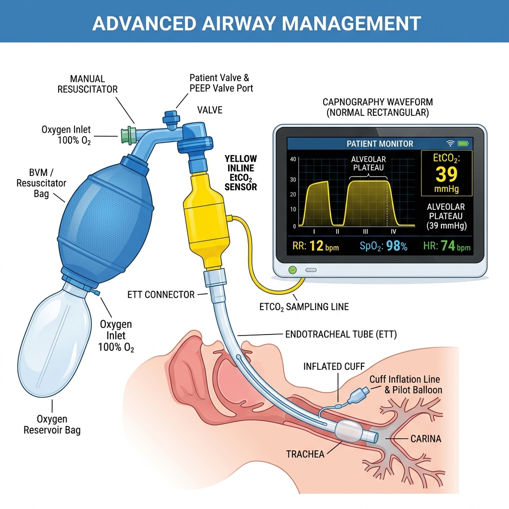 Artificial Ventilation and Capnography