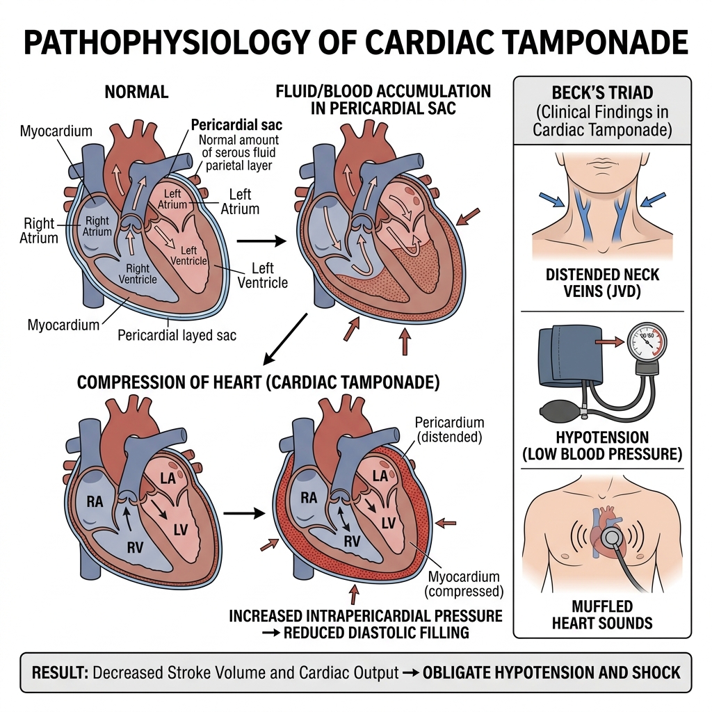 Cardiac Tamponade Pathophysiology