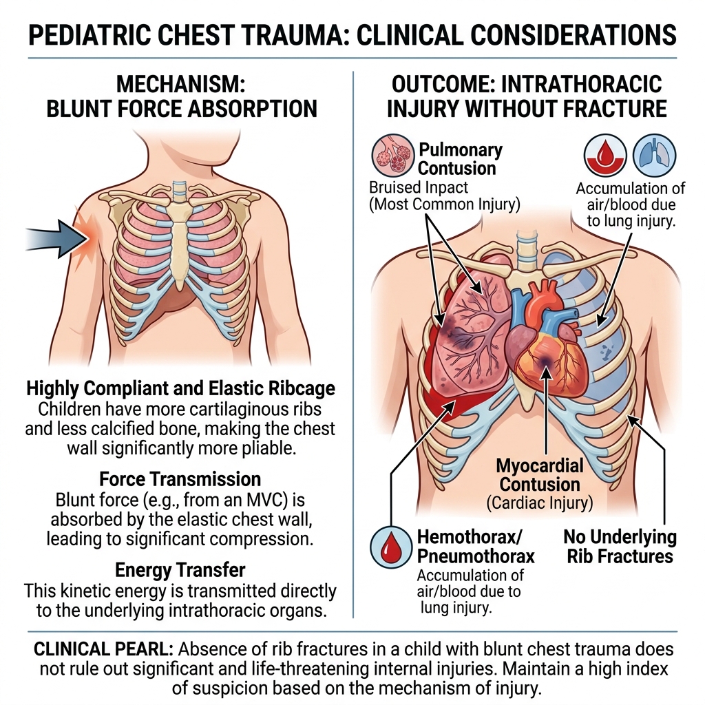 Pediatric Chest Trauma Considerations